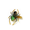 Handmade Silver Ring Zoisite, Quartz and Tourmaline D045-43