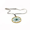 Handmade Pendant Colorful Turning Wheel 7 cm. TEOP1174