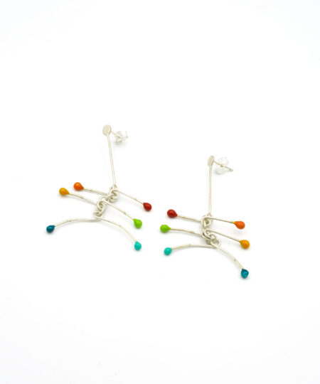 Handmade Sterling Silver 925 Earrings TEOE3994