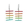 Handmade Sterling Silver 925 Colorful Earrings TEOE6304