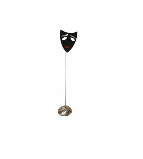 Decorative Black Mask 7 x 15 cm. TEOK9120