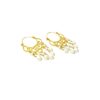 Handmade Silver 925 Goldplated Earrings with small Pearls S270-45